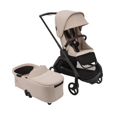 Bugaboo Kinderwagen Dragonfly Complete Black Frame / Desert Taupe Bekleding