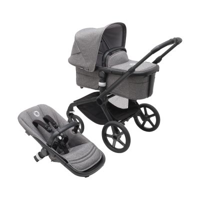 Bugaboo Fox 5 Complete Black / Grey Melange - Grey Melange