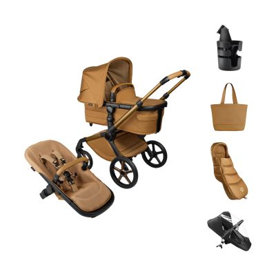 Bugaboo Fox 5 Kinderwagen 2-in-1 - Noir Essential Bundel