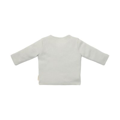Little Dutch T-Shirt Lange Mouw Little Farm Wafel Soft Green 44
