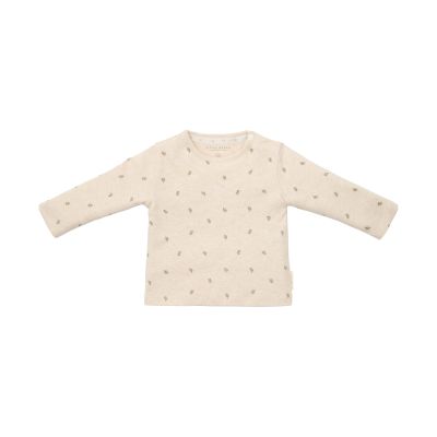 T-shirt à manches longues Little Dutch Little Farm Green Leaves