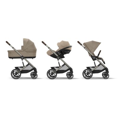 Cybex Wandelwagen Balios S Lux-3 Almond Beige - Beige Cybex Wandelwagen Balios S Lux-3 Almond Beige - Beige