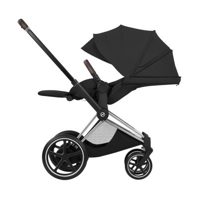 Cybex e-Priam 5 Style Kinderwagen 2-in-1 - Chrome Brown/Sepia Black