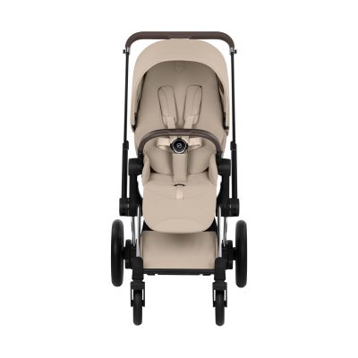Cybex e-Priam 5 Style Kinderwagen 2-in-1 - Chrome Brown/Cozy Beige