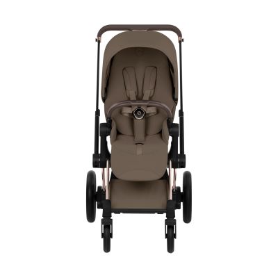 Cybex e-Priam 5 Style Kinderwagen 2-in-1 - Rosegold/Coconut Brown