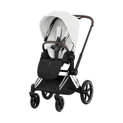 Cybex Priam 5 Style Kinderwagen 2-in-1 - Chrome Brown/Off White Cybex Priam 5 Style Kinderwagen 2-in-1 - Chrome Brown/Off White