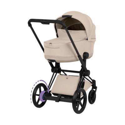 Cybex e-Priam 5 Style Kinderwagen 2-in-1 - Matt Black/Cozy Beige Cybex e-Priam 5 Style Kinderwagen 2-in-1 - Matt Black/Cozy Beige