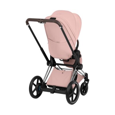 Cybex e-Priam 5 Style Kinderwagen 2-in-1 - Chrome Brown/Peach Pink Cybex e-Priam 5 Style Kinderwagen 2-in-1 - Chrome Brown/Peach Pink