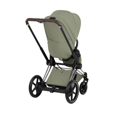 Cybex e-Priam 5 Style Kinderwagen 2-in-1 - Chrome Brown/Sage Green