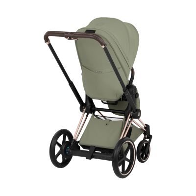 Cybex e-Priam 5 Style Kinderwagen 2-in-1 - Rosegold/Sage Green