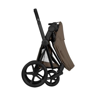 Cybex Priam 5 Comfort Kinderwagen 2-in-1 - Matt Black/Coconut Brown