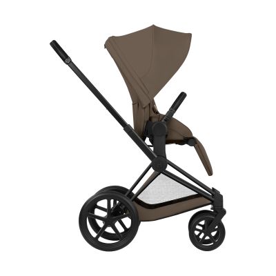 Cybex Priam 5 Comfort Kinderwagen 2-in-1 - Matt Black/Coconut Brown