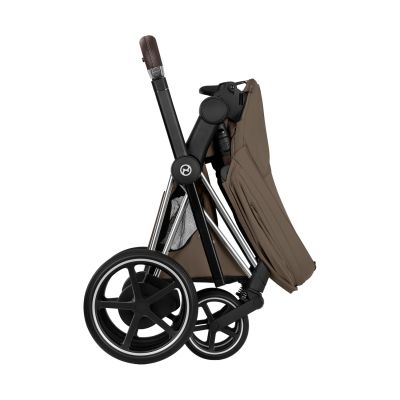 Cybex e-Priam 5 Style Kinderwagen 2-in-1 - Chrome Brown/Coconut Brown Cybex e-Priam 5 Style Kinderwagen 2-in-1 - Chrome Brown/Coconut Brown