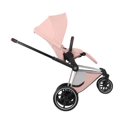 Cybex e-Priam 5 Style Kinderwagen 2-in-1 - Chrome Brown/Peach Pink Cybex e-Priam 5 Style Kinderwagen 2-in-1 - Chrome Brown/Peach Pink