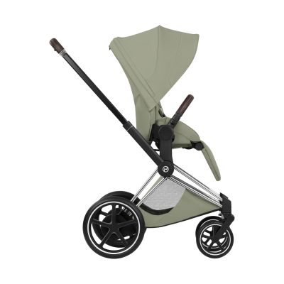 Cybex e-Priam 5 Style Kinderwagen 2-in-1 - Chrome Brown/Sage Green