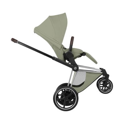 Cybex e-Priam 5 Style Kinderwagen 2-in-1 - Chrome Brown/Sage Green