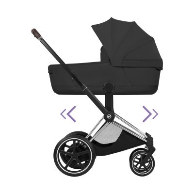 Cybex e-Priam 5 Style Kinderwagen 2-in-1 - Chrome Brown/Sepia Black