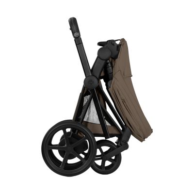 Cybex e-Priam 5 Comfort Kinderwagen 2-in-1 - Matt Black/Coconut Brown  