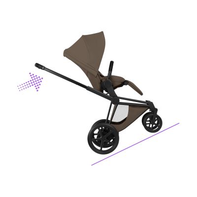 Cybex e-Priam 5 Style Kinderwagen 2-in-1 - Matt Black/Coconut Brown Cybex e-Priam 5 Style Kinderwagen 2-in-1 - Matt Black/Coconut Brown