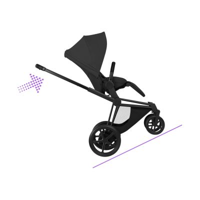 Cybex e-Priam 5 Style Kinderwagen 2-in-1 - Matt Black/Sepia Black Cybex e-Priam 5 Style Kinderwagen 2-in-1 - Matt Black/Sepia Black