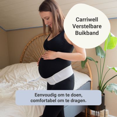 Carriwell Verstelbare Buikband Support Zwart S/M