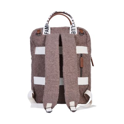 Childhome Family Club Verzorgingsrugzak - Signature - Teddy - Zacht Bruin Childhome Family Club Verzorgingsrugzak - Signature - Teddy - Zacht Bruin