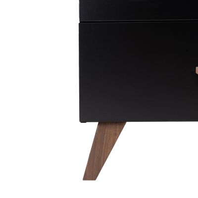 TWF Meegroeibed - Commode 3 Laden - Hanglegkast 2 Deuren 1 Lade Modena Walnoot TWF Meegroeibed - Commode 3 Laden - Hanglegkast 2 Deuren 1 Lade Modena Walnoot