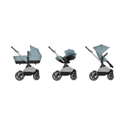 Cybex EOS Lux Kinderwagen 2-in-1 - Stormy Blue / Light Blue