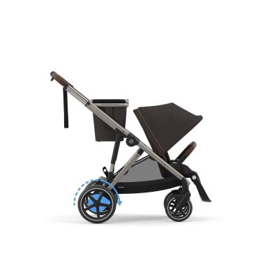 Cybex E-Gazelle S DUO kinderwagen 3-in-1 Chocolate Brown