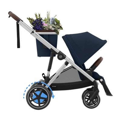 Cybex E-Gazelle S Kinderwagen 2-in-1 - Ocean Blue/Navy blue