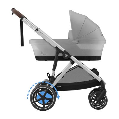 Cybex E-Gazelle S DUO kinderwagen 3-in-1 Stone Grey/Mid Grey Cybex E-Gazelle S DUO kinderwagen 3-in-1 Stone Grey/Mid Grey
