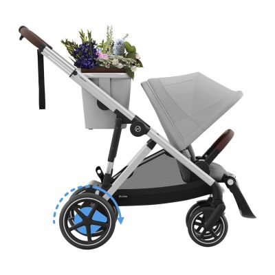 Cybex E-Gazelle S Kinderwagen 2-in-1 Stone Grey/Mid Grey Cybex E-Gazelle S Kinderwagen 2-in-1 Stone Grey/Mid Grey