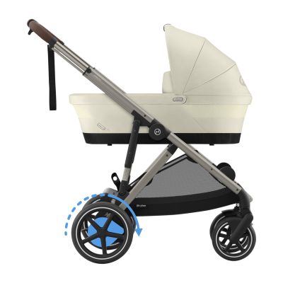 Cybex E-Gazelle S DUO kinderwagen 3-in-1 Seashell Beige / Light Beige Cybex E-Gazelle S DUO kinderwagen 3-in-1 Seashell Beige / Light Beige