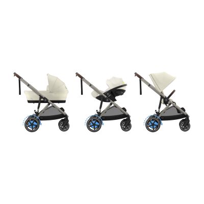 Cybex E-Gazelle S Kinderwagen 2-in-1 - Taupe - Seashell Beige / Light Beige Cybex E-Gazelle S Kinderwagen 2-in-1 - Taupe - Seashell Beige / Light Beige