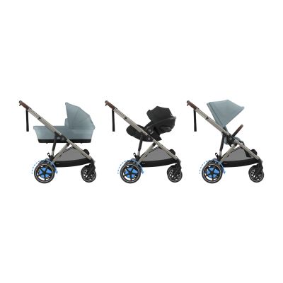 Cybex E-Gazelle S Kinderwagen 2-in-1 -Stormy Blue/Light Blue Cybex E-Gazelle S Kinderwagen 2-in-1 -Stormy Blue/Light Blue