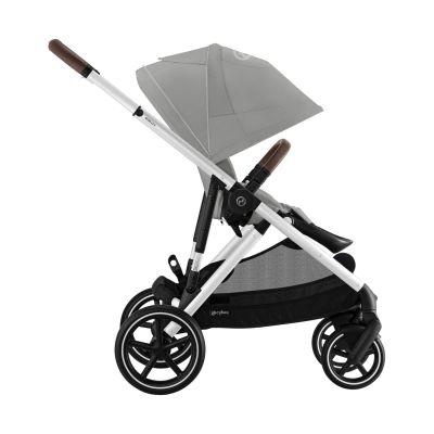 Cybex Gazelle S Kinderwagen - Silver - Stone Grey / Mid Grey Cybex Gazelle S Kinderwagen - Silver - Stone Grey / Mid Grey
