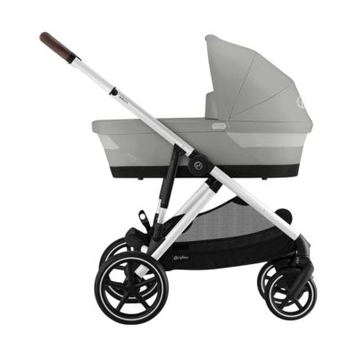 Cybex Gazelle S Kinderwagen 2-in-1 - Silver - Stone Grey / Mid Grey Cybex Gazelle S Kinderwagen 2-in-1 - Silver - Stone Grey / Mid Grey