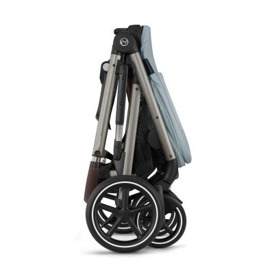 Cybex Kinderwagen Gazelle S - Stormy Blue / Light Blue + Reiswieg