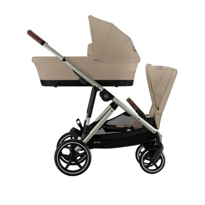 Cybex Tweelingwagen Gazelle S Almond Beige - Beige Cybex Tweelingwagen Gazelle S Almond Beige - Beige