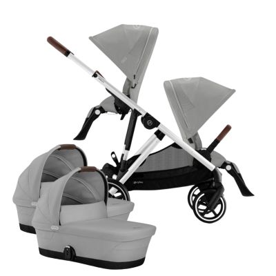 Cybex Tweelingwagen Gazelle S Stone Grey - Mid Grey Cybex Tweelingwagen Gazelle S Stone Grey - Mid Grey