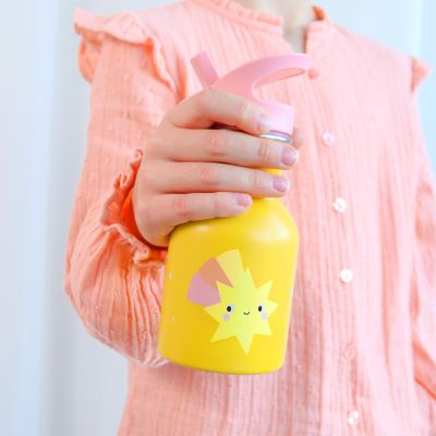 A Little Lovely Company Kleine RVS Drinkfles - Shooting Star A Little Lovely Company Kleine RVS Drinkfles - Shooting Star