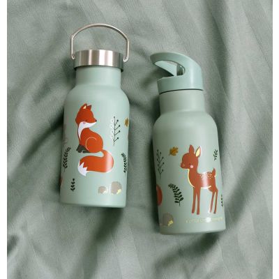 A Little Lovely Company RVS Drinkfles - Forest Friends