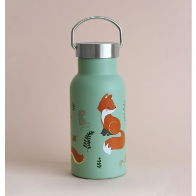 A Little Lovely Company RVS Drinkfles - Forest Friends