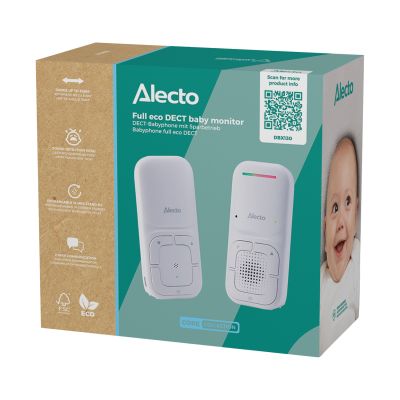 Alecto Babyfoon Modern Full Eco Audio - DBX130 - Wit Alecto Babyfoon Modern Full Eco Audio - DBX130 - Wit