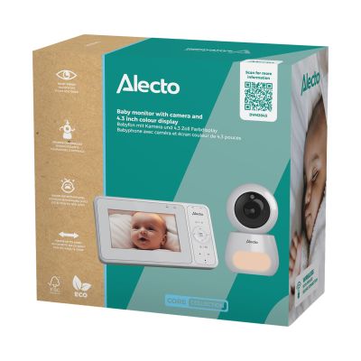 Alecto Babyfoon Beeld - DVM2043 - 4,3 Inch - Wit