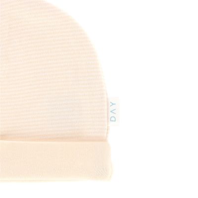 DAY Mutsje - Apricot Gestreept - 0-6 Mnd