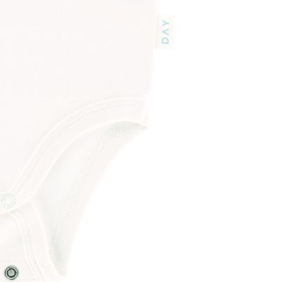 DAY Romper Korte Mouw + Grow-Along - Off White - Mt. 50/56