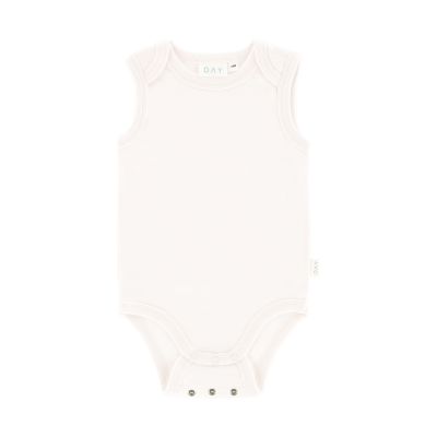 DAY Romper Mouwloos + Grow-Along - Off White