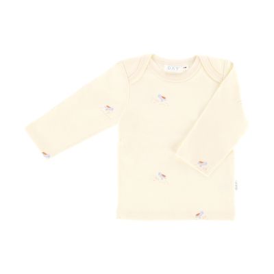DAY T-Shirt Lange Mouw - Cream