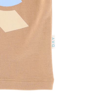 DAY T-Shirt Lange Mouw - Mocha - Mt. 50/56